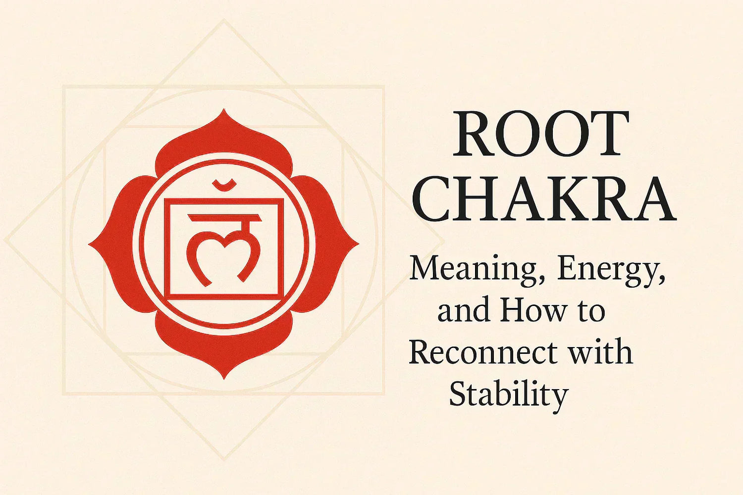 Root Chakra (Muladhara): Meaning, Energy, and How to Reconnect with Stability