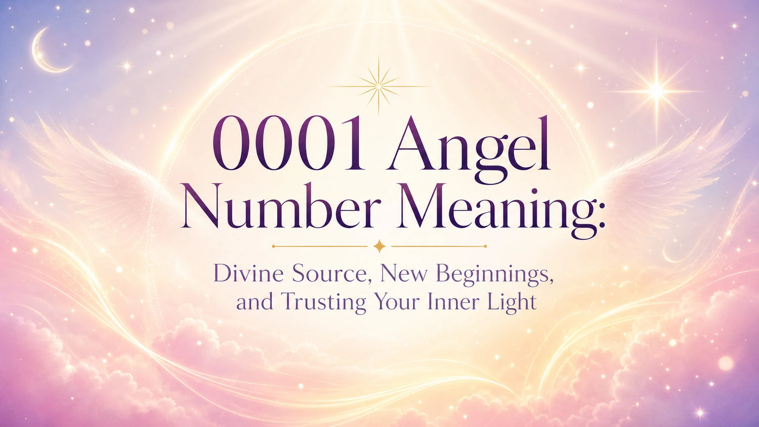 0001 Angel Number Meaning: Divine Source, New Beginnings, and Trusting Your Inner Light