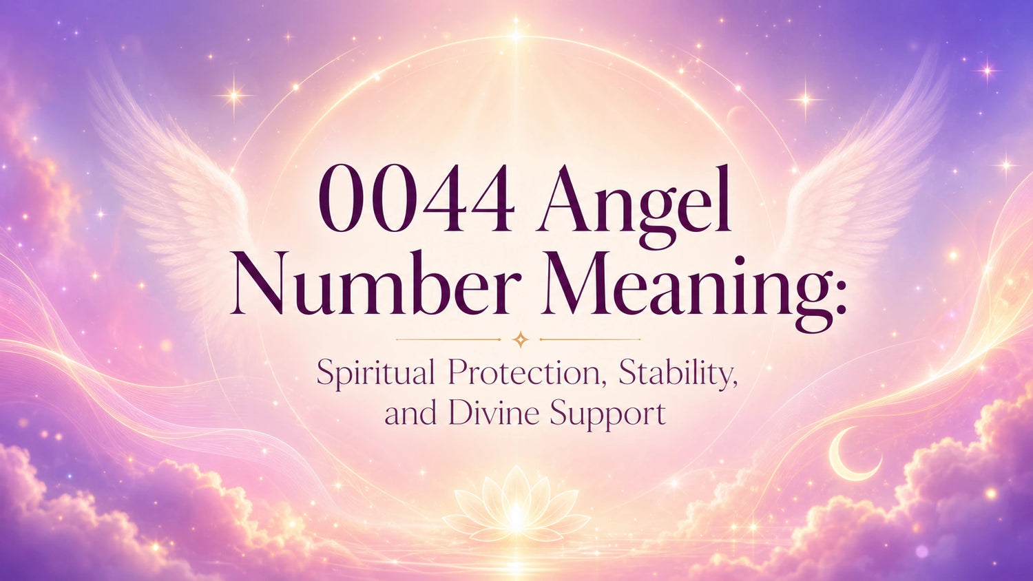 0044 Angel Number Meaning: Spiritual Protection, Stability, and Divine Support