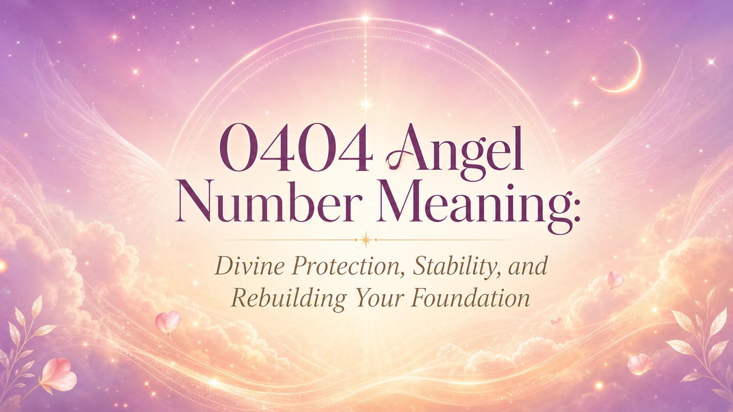 0404 Angel Number Meaning: Divine Protection, Stability, and Rebuilding Your Foundation