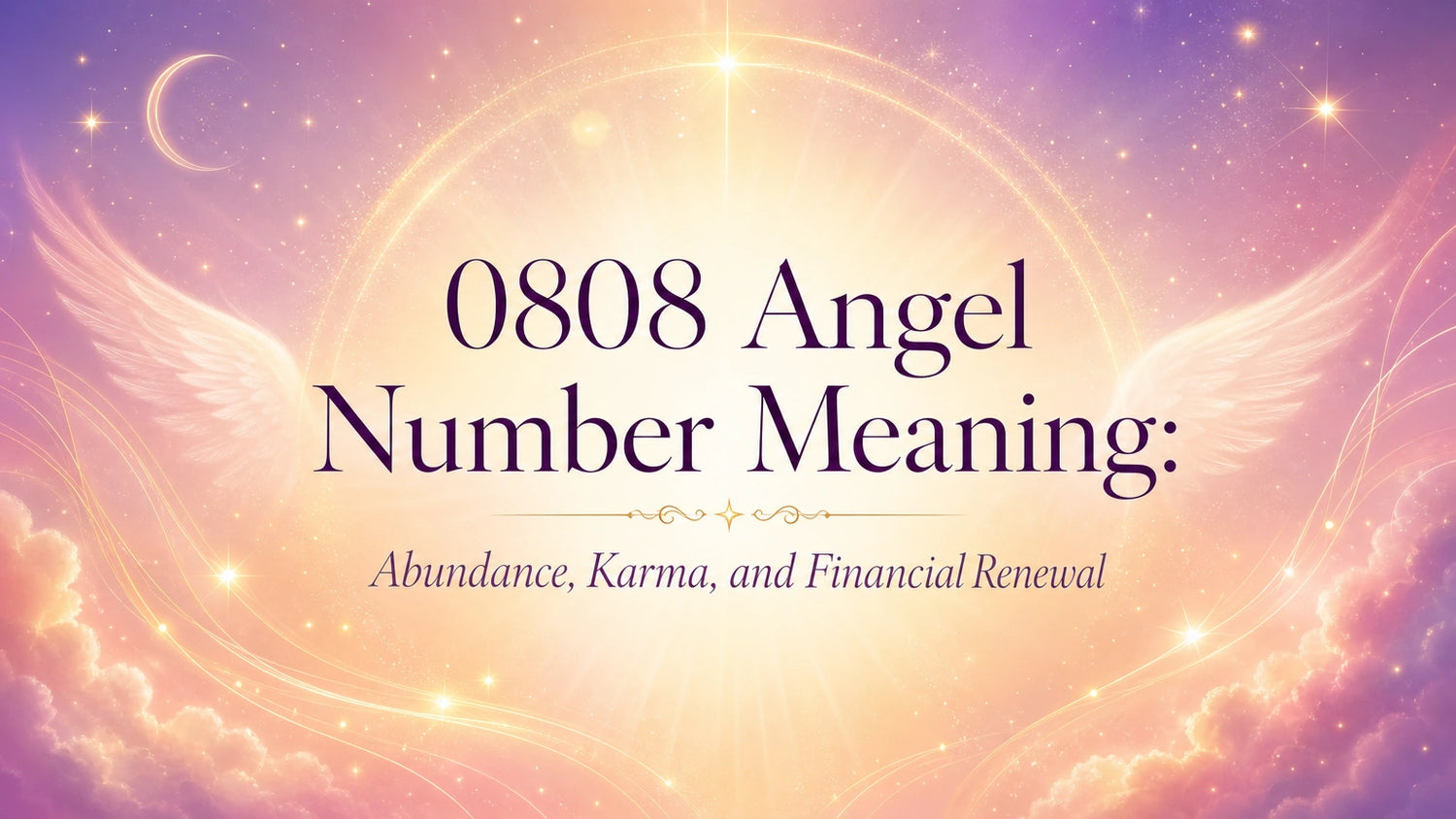 0808 Angel Number Meaning: Abundance, Karma, and Financial Renewal