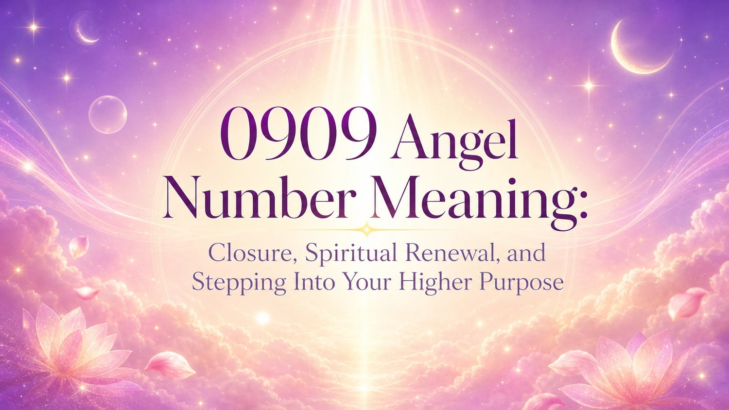 0909 Angel Number Meaning: Closure, Spiritual Renewal, and Stepping Into Your Higher Purpose