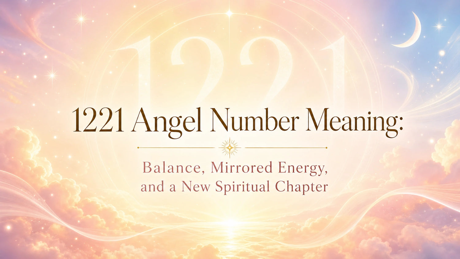 1221 Angel Number Meaning: Balance, Mirrored Energy, and a New Spiritual Chapter