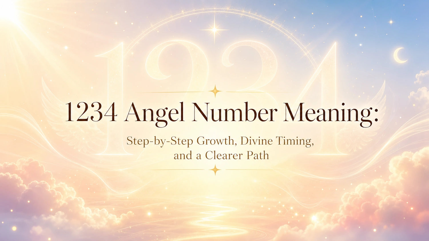 1234 Angel Number Meaning: Step-by-Step Growth, Divine Timing, and a Clearer Path