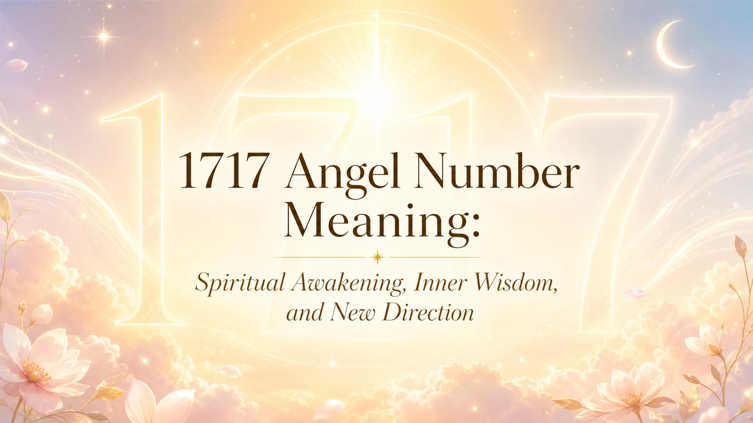 1717 Angel Number Meaning: Spiritual Awakening, Inner Wisdom, and New Direction
