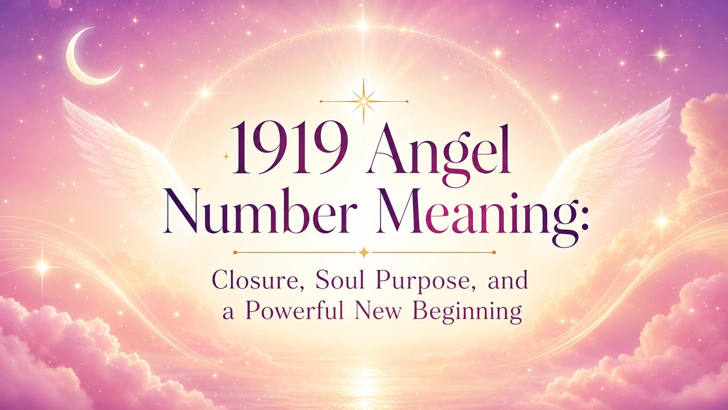 1919 Angel Number Meaning: Closure, Soul Purpose, and a Powerful New Beginning