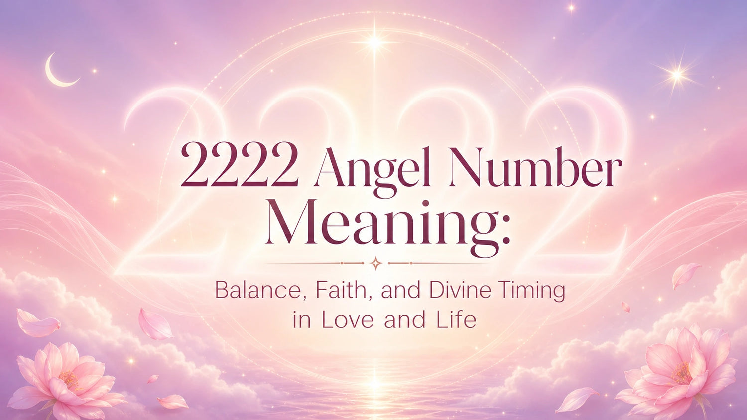 2222 Angel Number Meaning: Balance, Faith, and Divine Timing in Love and Life