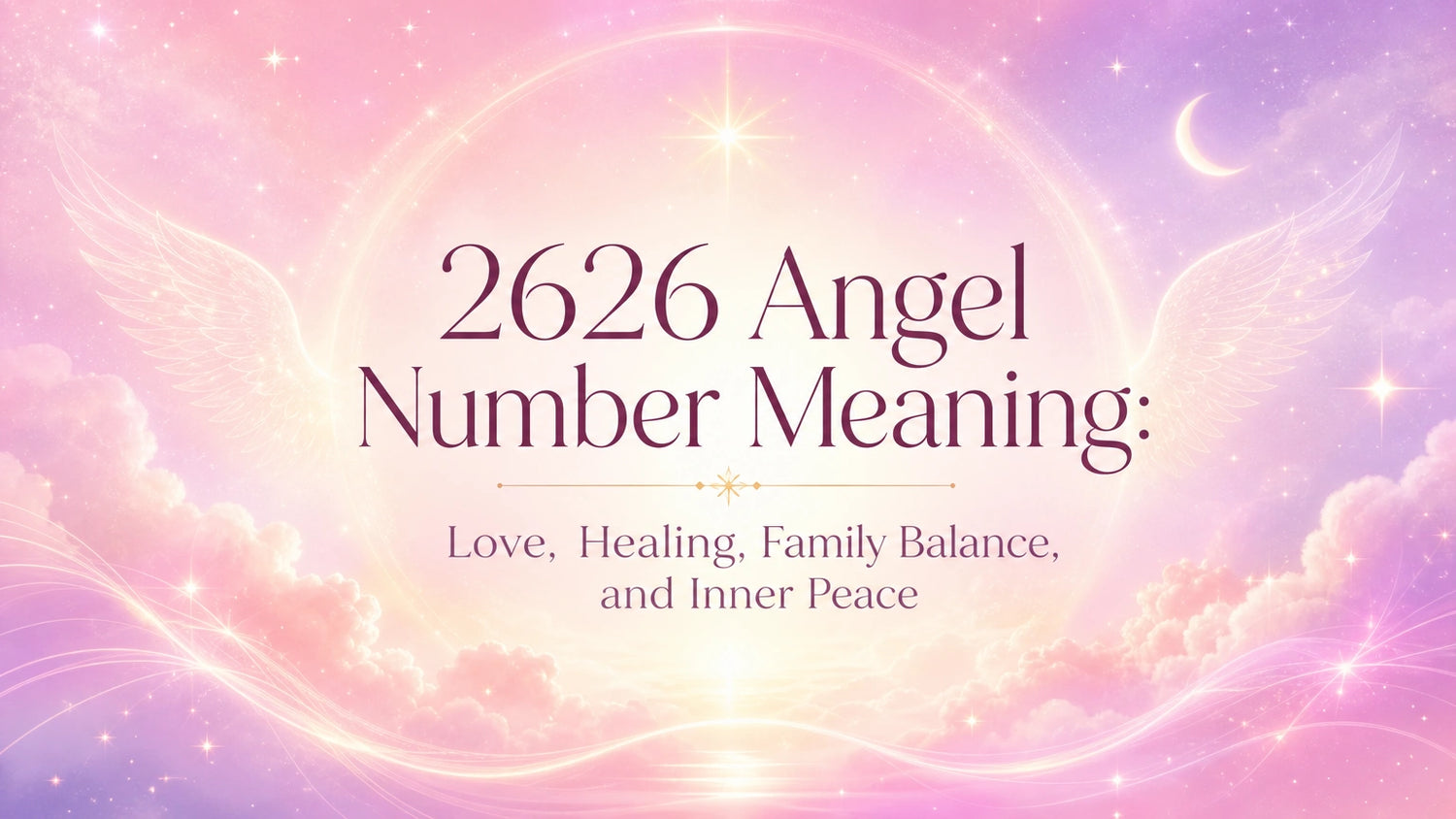 2626 Angel Number Meaning: Love, Healing, Family Balance, and Inner Peace