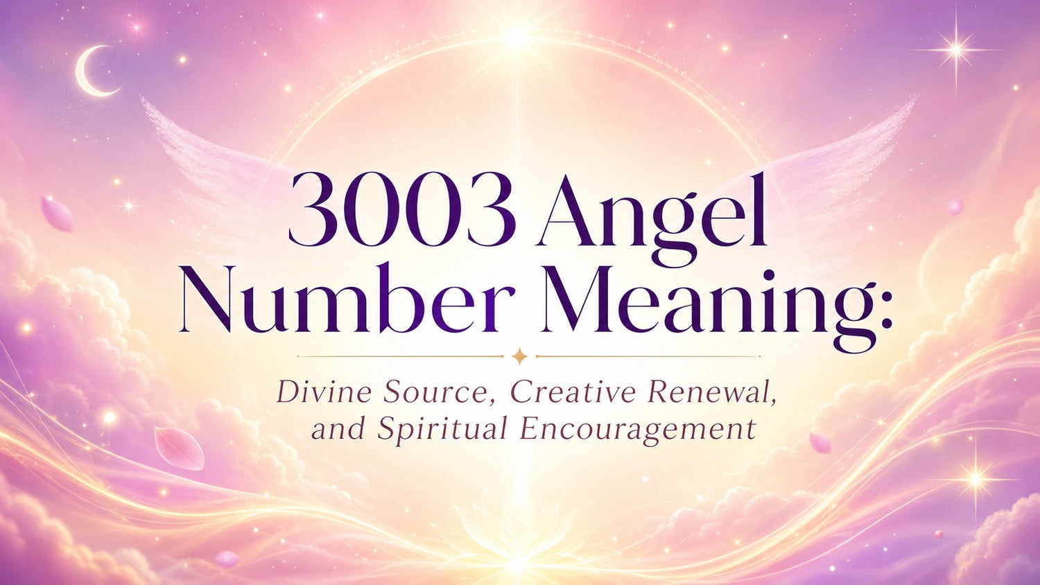 3003 Angel Number Meaning: Divine Source, Creative Renewal, and Spiritual Encouragement
