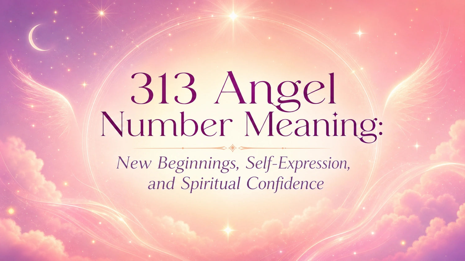 313 Angel Number Meaning: New Beginnings, Self-Expression, and Spiritual Confidence
