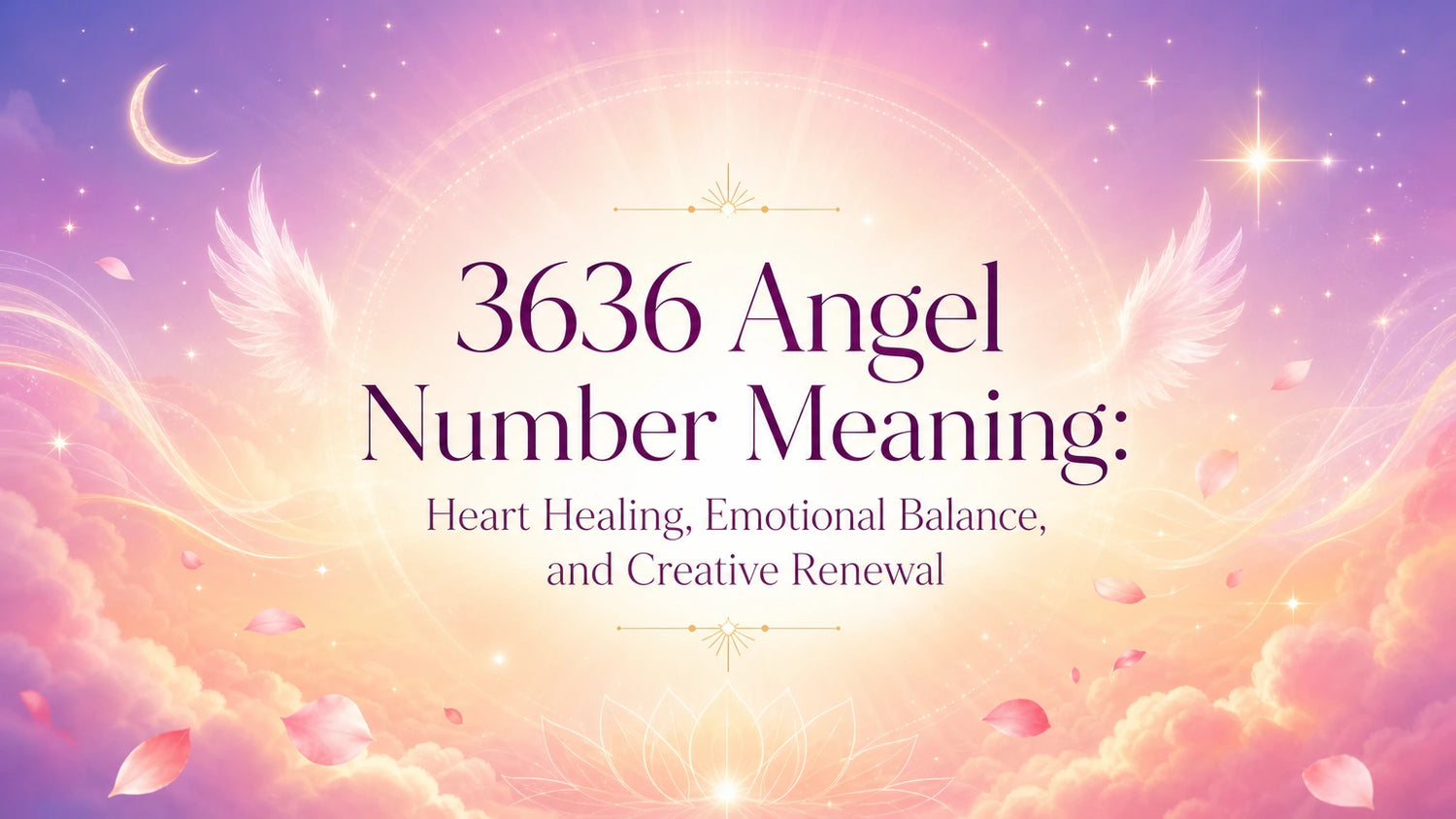 3636 Angel Number Meaning: Heart Healing, Emotional Balance, and Creative Renewal