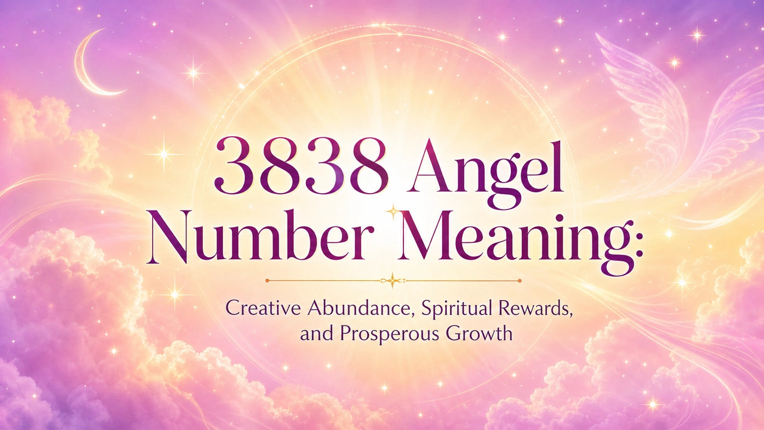 3838 Angel Number Meaning: Creative Abundance, Spiritual Rewards, and Prosperous Growth