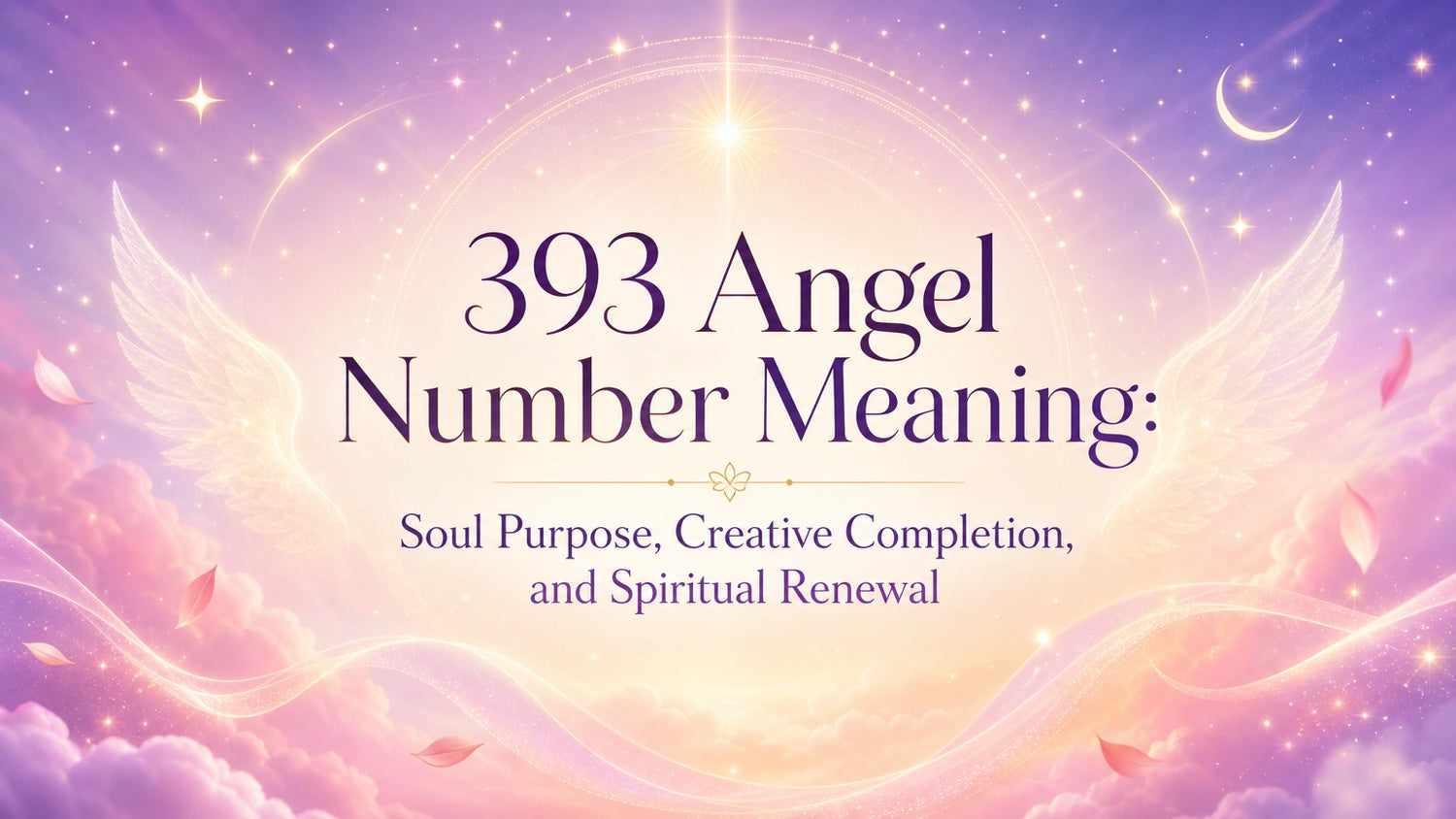 393 Angel Number Meaning: Soul Purpose, Creative Completion, and Spiritual Renewal
