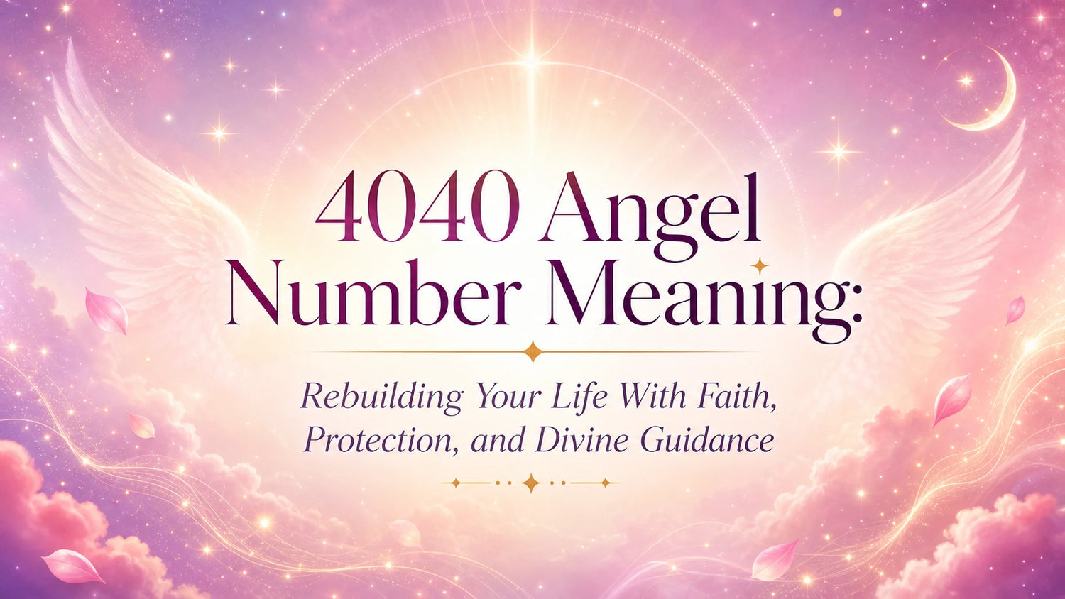 4040 Angel Number Meaning: Rebuilding Your Life With Faith, Protection, and Divine Guidance
