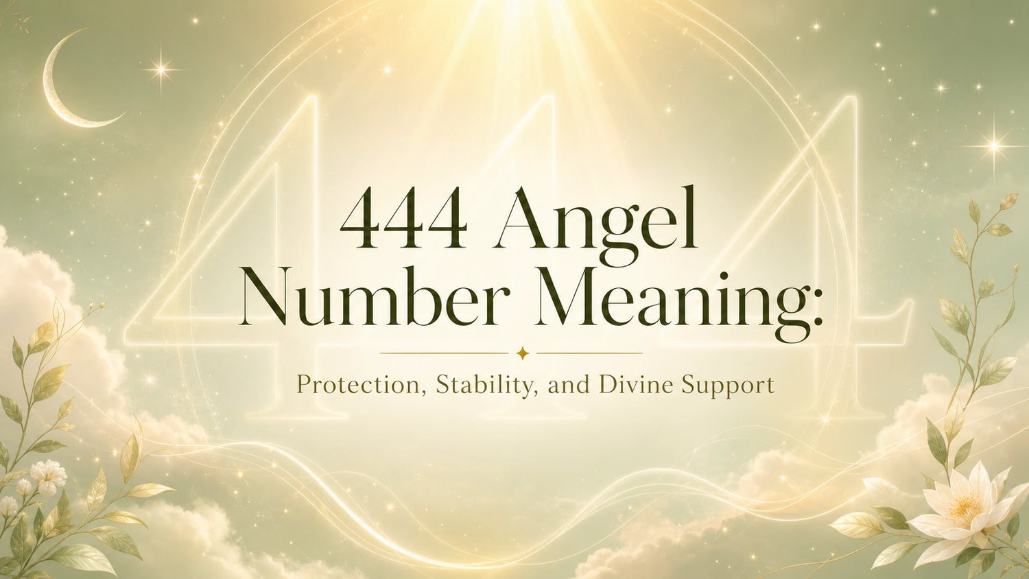 444 Angel Number Meaning: Protection, Stability, and Divine Support