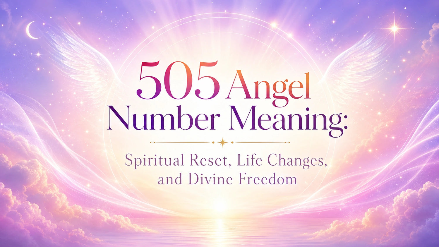 505 Angel Number Meaning: Spiritual Reset, Life Changes, and Divine Freedom