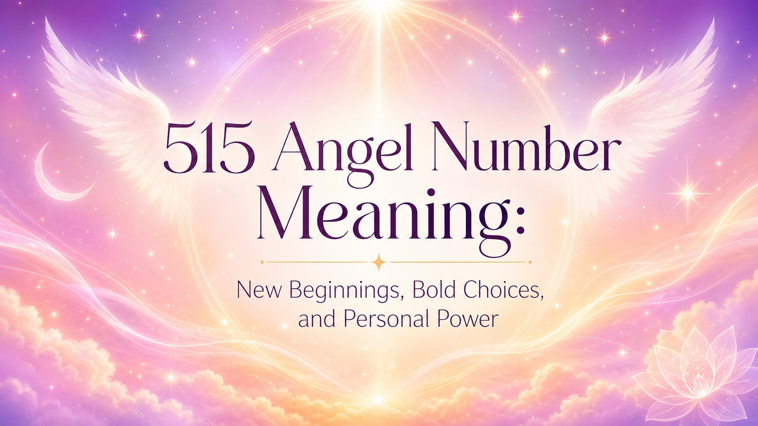 515 Angel Number Meaning: New Beginnings, Bold Choices, and Personal Power