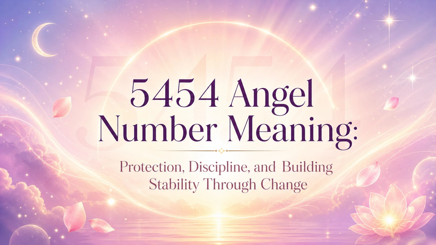 5454 Angel Number Meaning: Protection, Discipline, and Building Stability Through Change