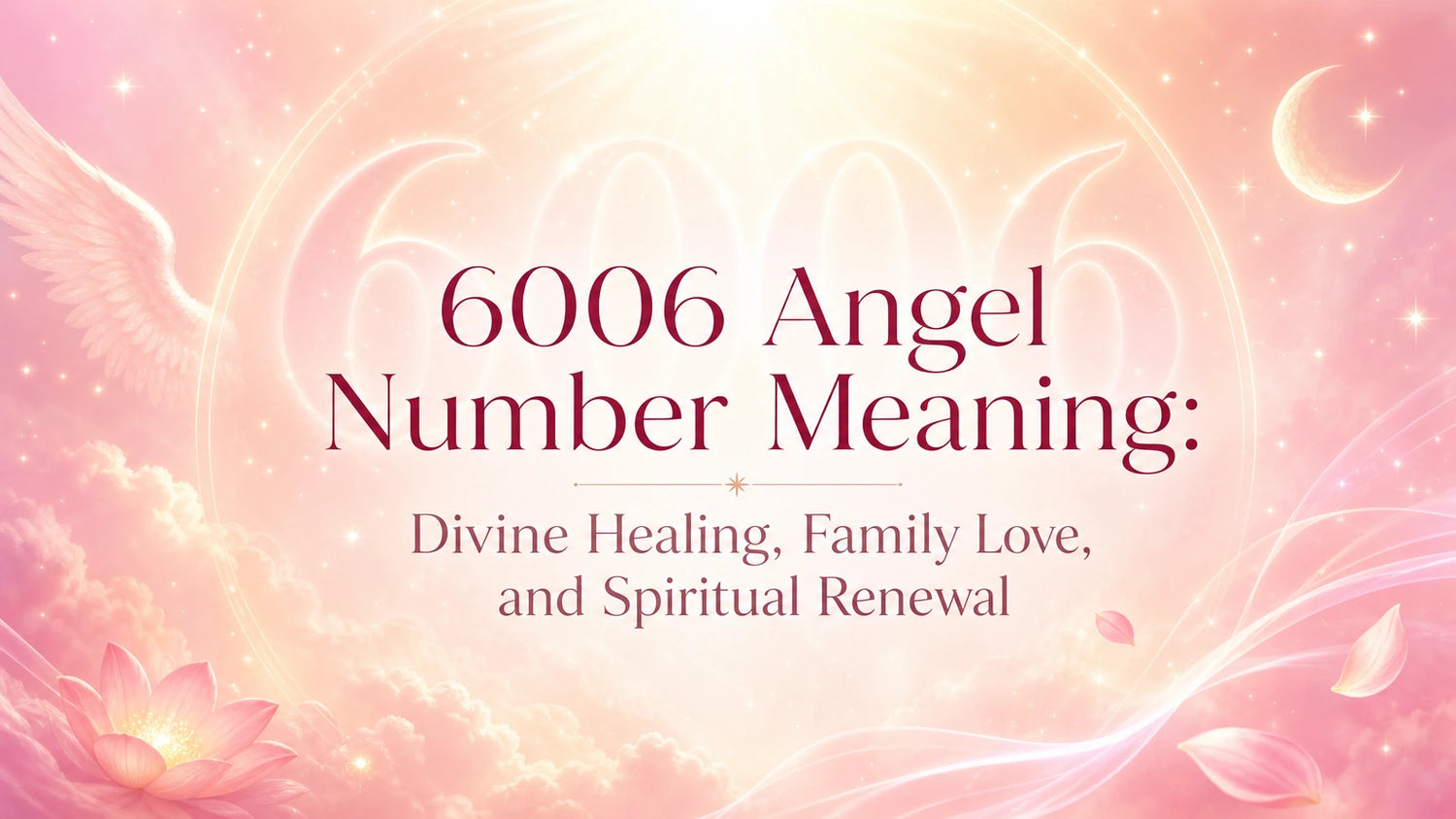 6006 Angel Number Meaning: Divine Healing, Family Love, and Spiritual Renewal