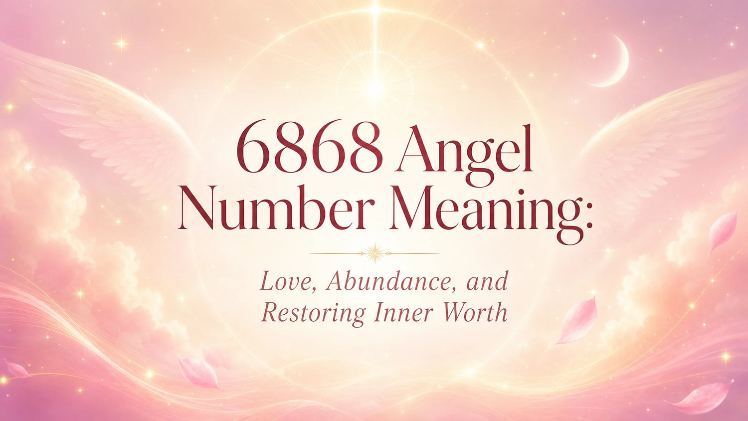 6868 Angel Number Meaning: Love, Abundance, and Restoring Inner Worth