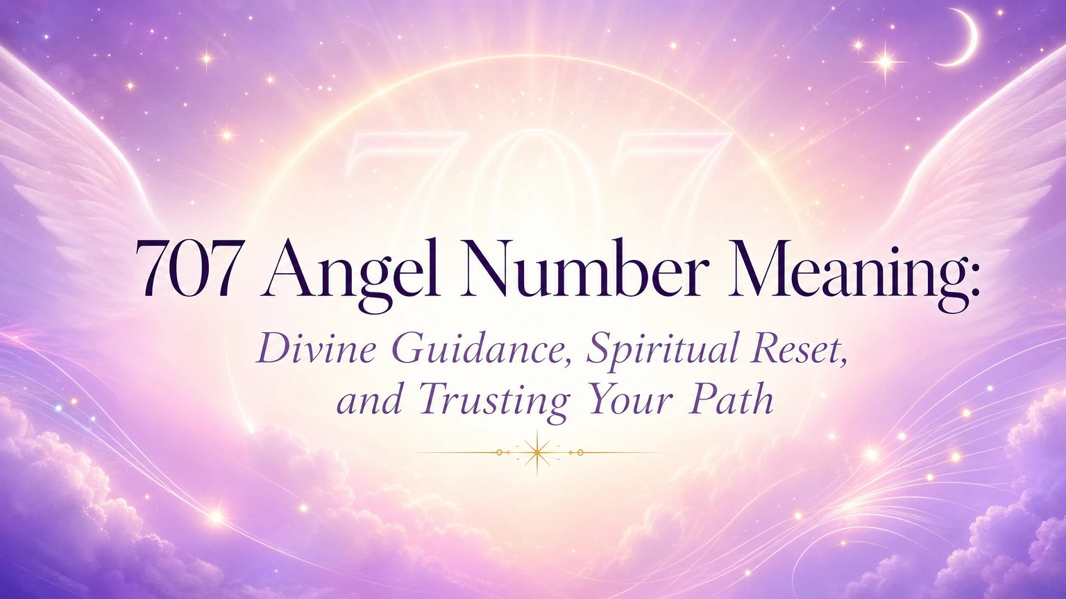 707 Angel Number Meaning: Divine Guidance and Trust – VITA & ZAIDA