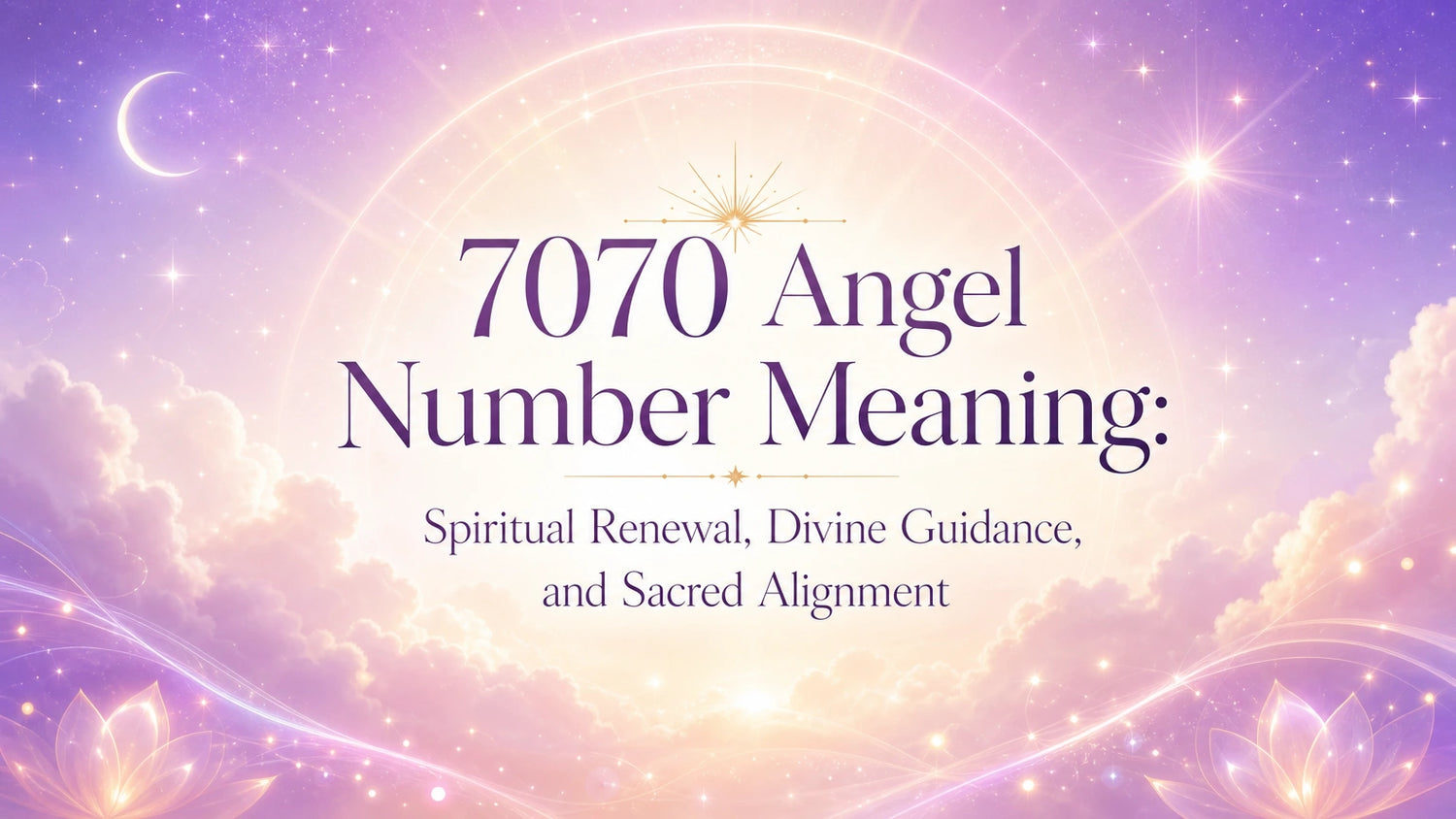 7070 Angel Number Meaning: Spiritual Renewal, Divine Guidance, and Sacred Alignment