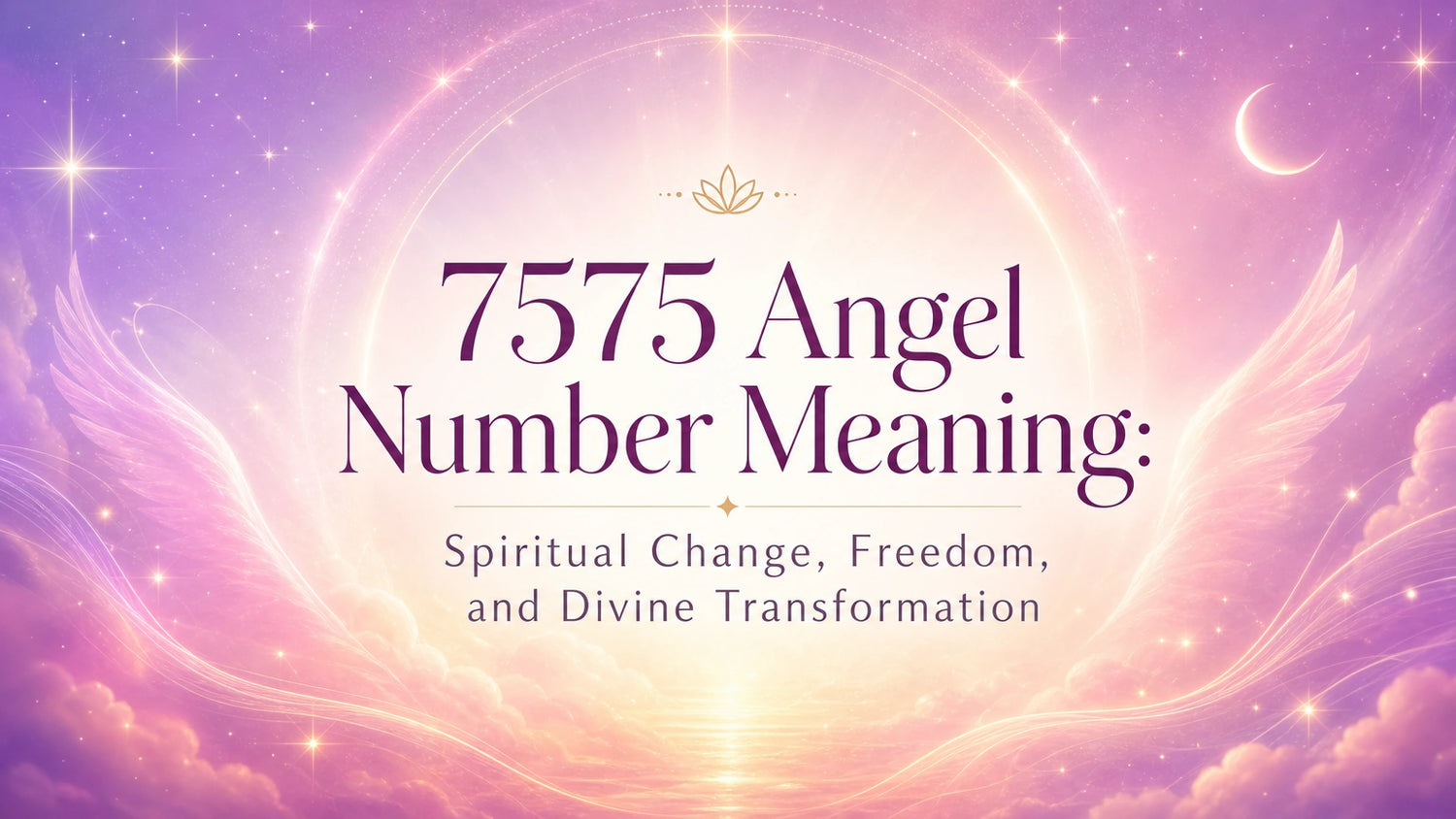 7575 Angel Number Meaning: Spiritual Change, Freedom, and Divine Transformation