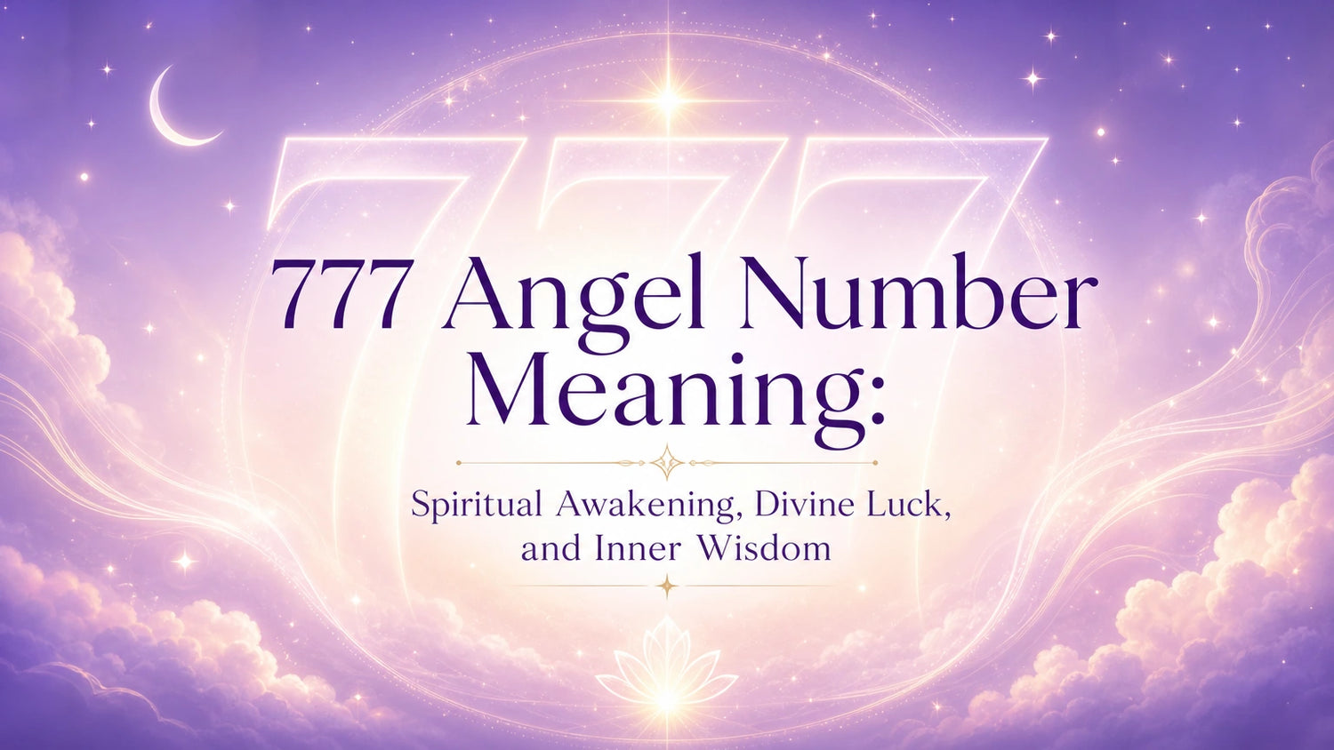 777 Angel Number Meaning: Spiritual Awakening, Divine Luck, and Inner Wisdom