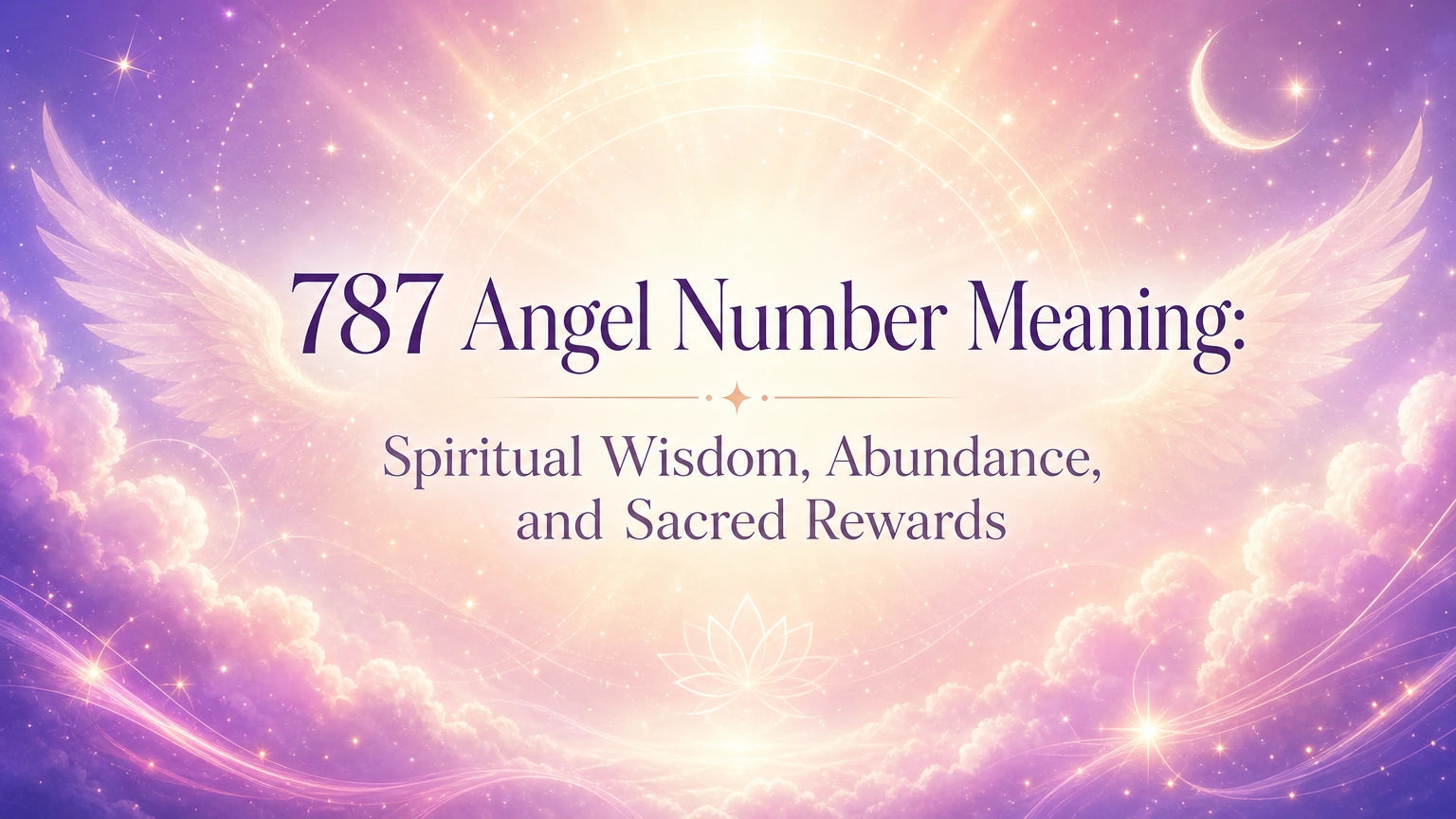 787 Angel Number Meaning: Abundance & Wisdom – VITA & ZAIDA
