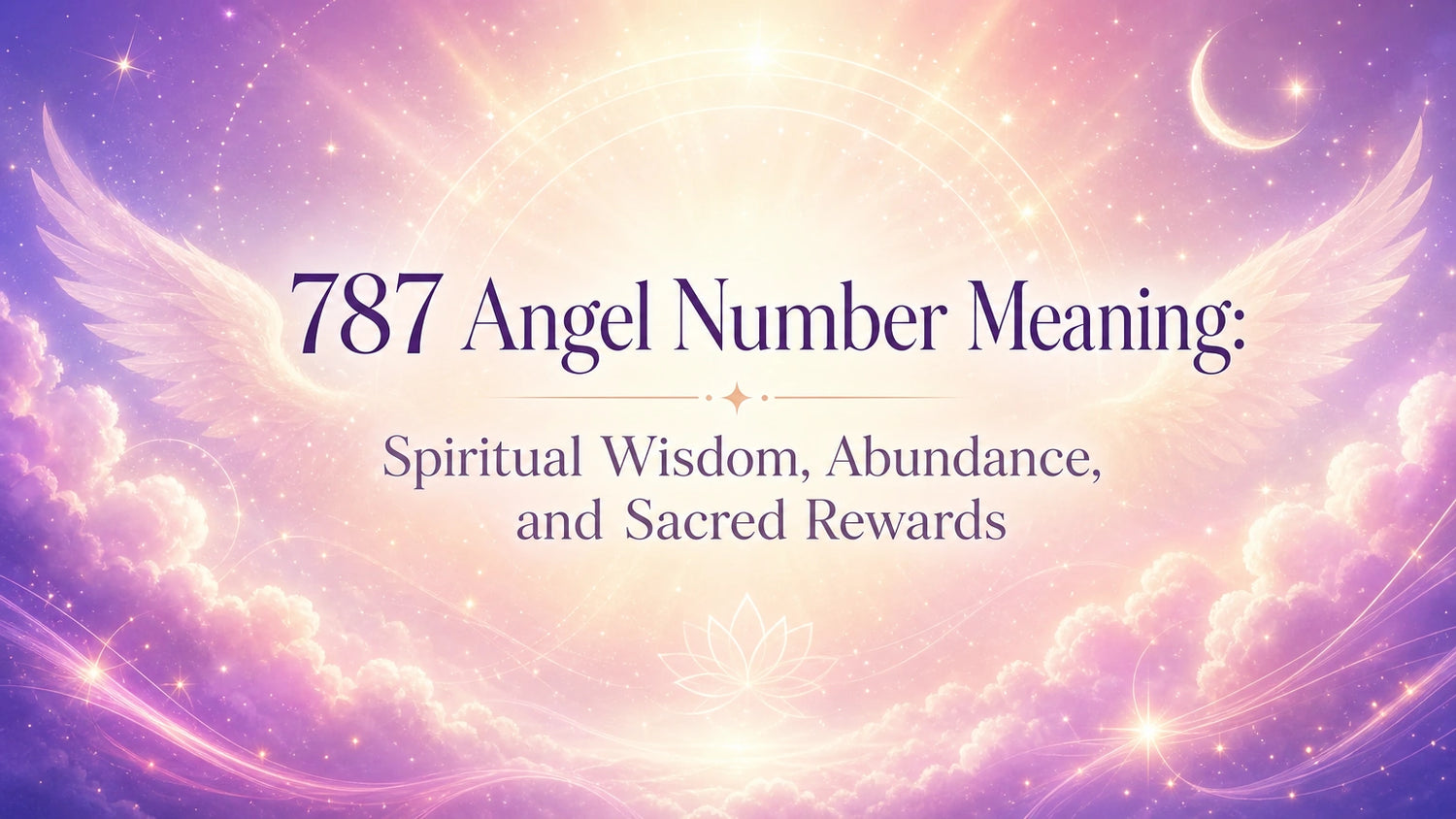 787 Angel Number Meaning: Spiritual Wisdom, Abundance, and Sacred Rewards