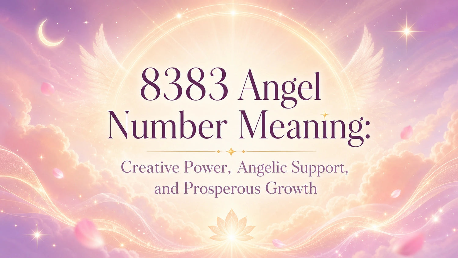 8383 Angel Number Meaning: Creative Power, Angelic Support, and Prosperous Growth