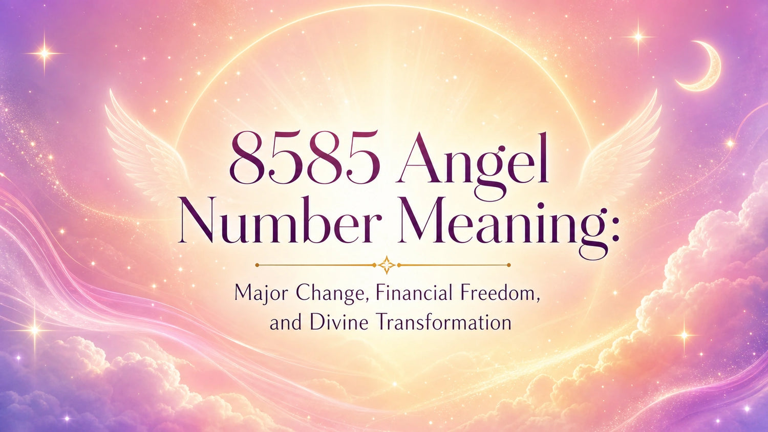 8585 Angel Number Meaning: Major Change, Financial Freedom, and Divine Transformation
