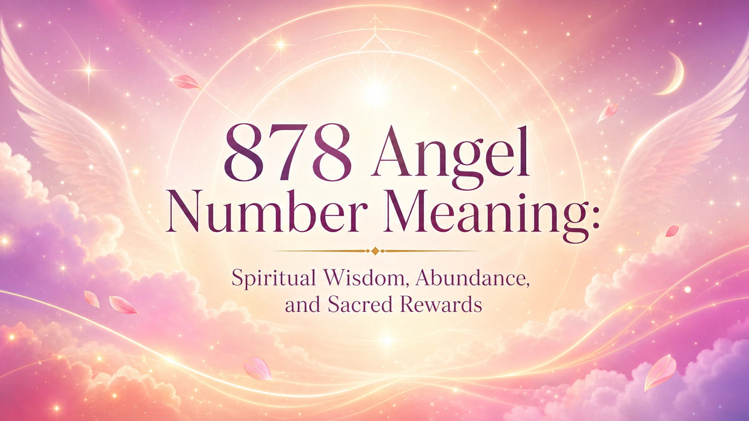 878 Angel Number Meaning: Spiritual Wisdom, Abundance, and Sacred Rewards