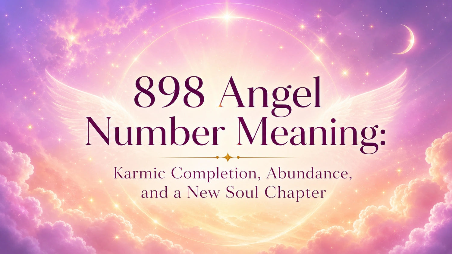 898 Angel Number Meaning: Karmic Completion, Abundance, and a New Soul Chapter