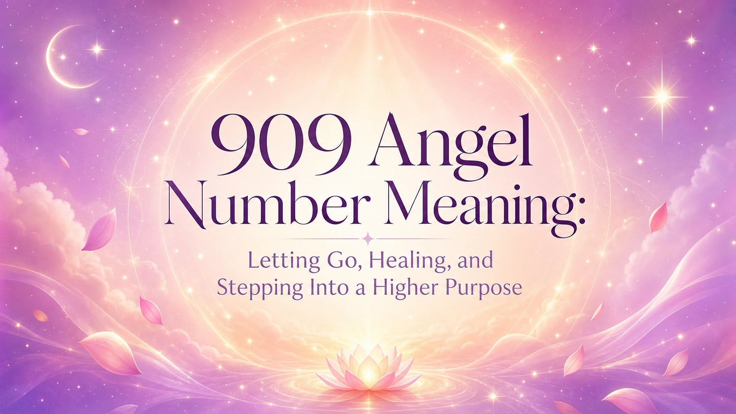 909 Angel Number Meaning: Letting Go, Healing, and Stepping Into a Higher Purpose
