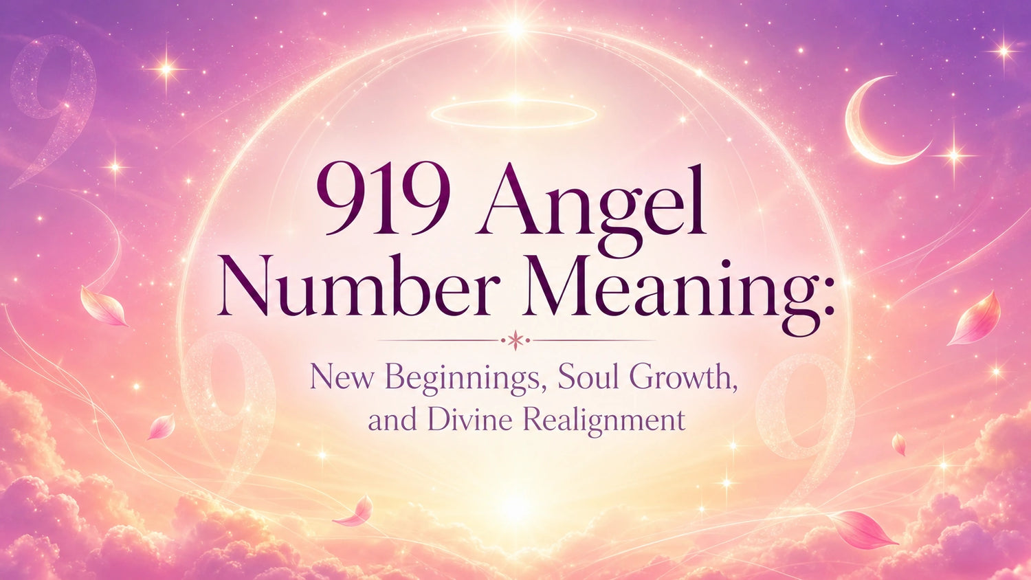 919 Angel Number Meaning: New Beginnings, Soul Growth, and Divine Realignment
