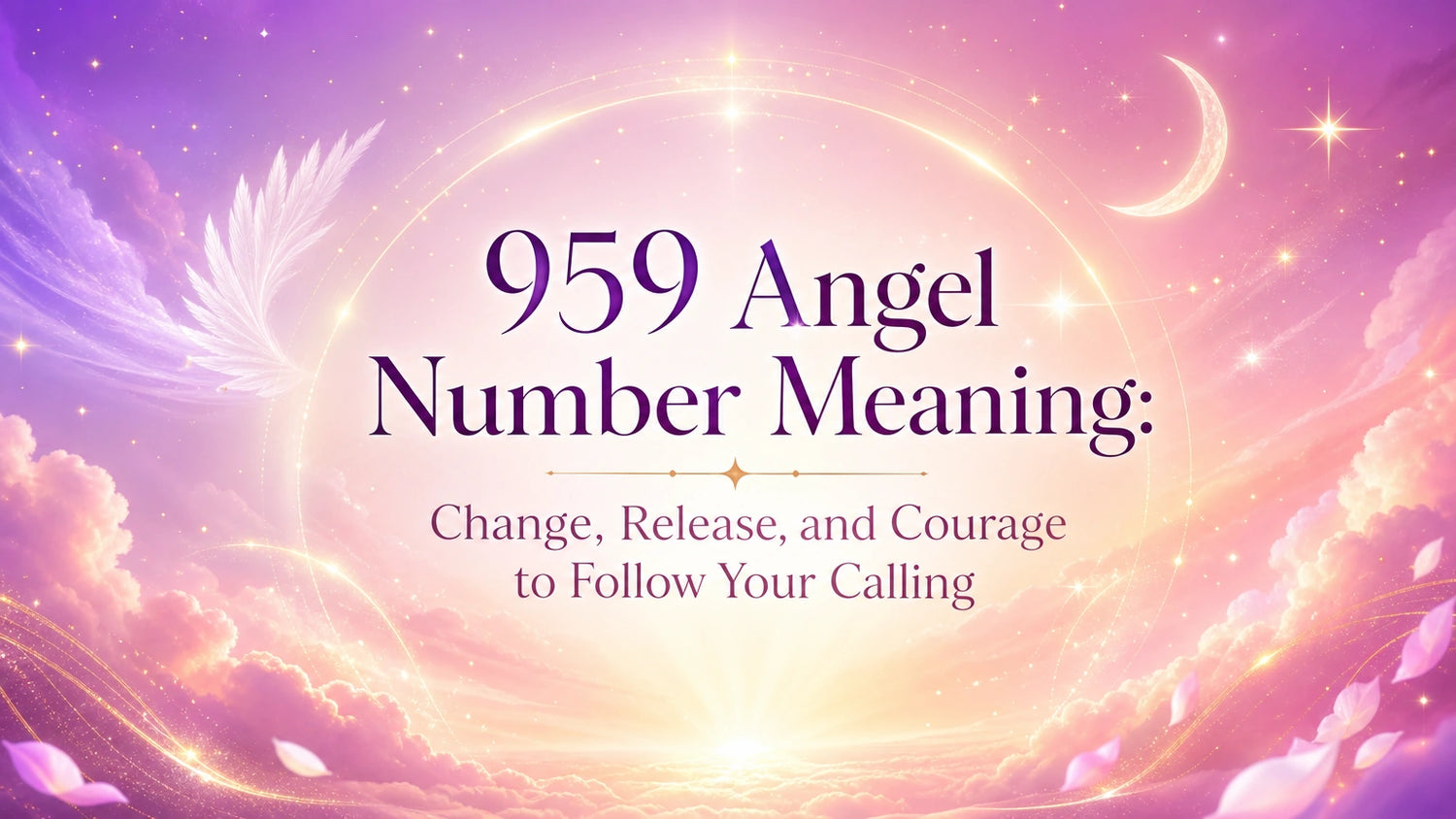 959 Angel Number Meaning: Change, Release, and Courage to Follow Your Calling