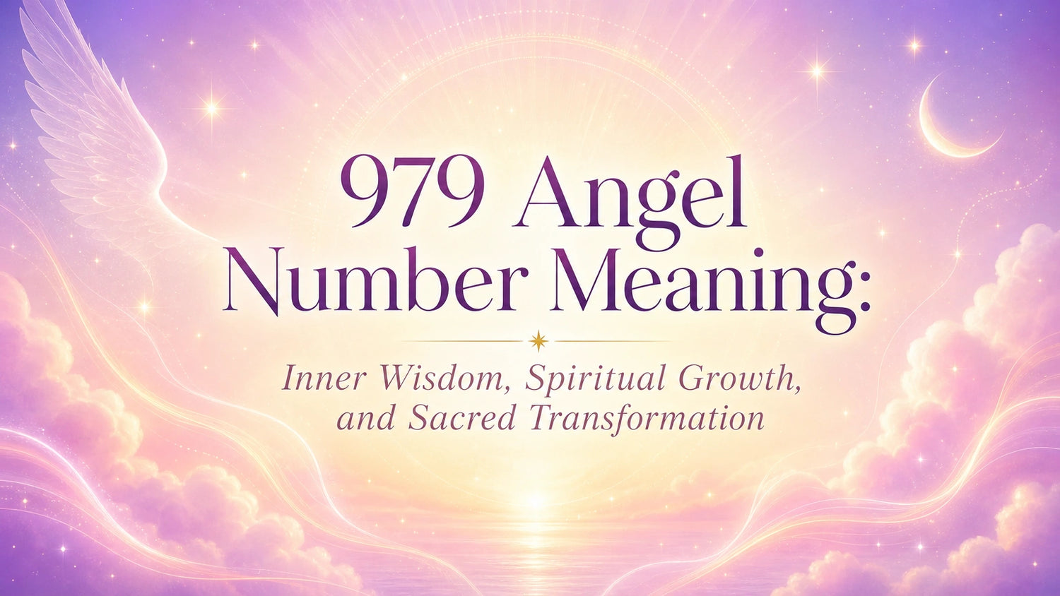 979 Angel Number Meaning: Inner Wisdom, Spiritual Growth, and Sacred Transformation