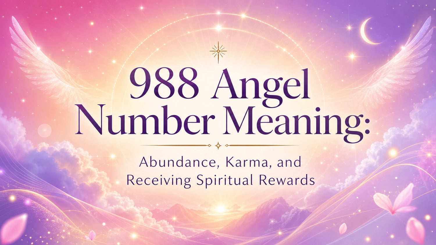 988 Angel Number Meaning: Abundance, Karma, and Receiving Spiritual Rewards