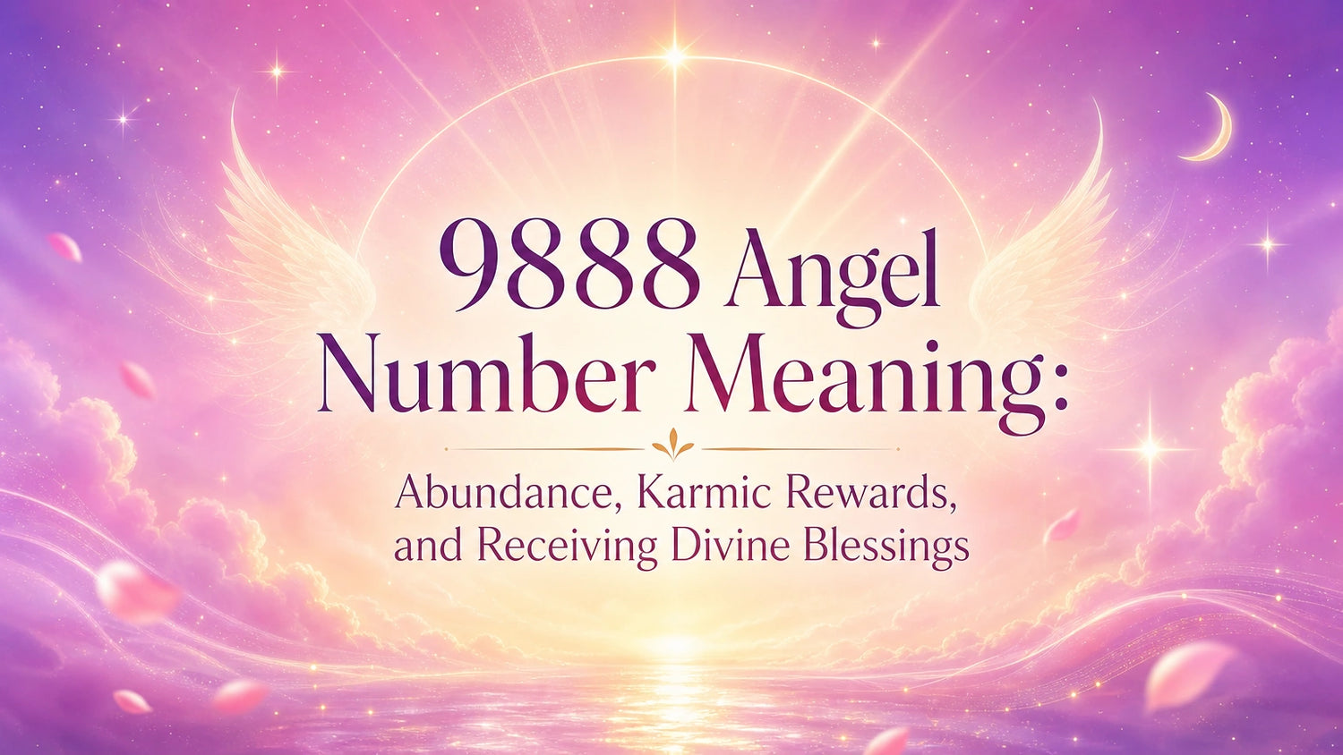 9888 Angel Number Meaning: Abundance, Karmic Rewards, and Receiving Divine Blessings