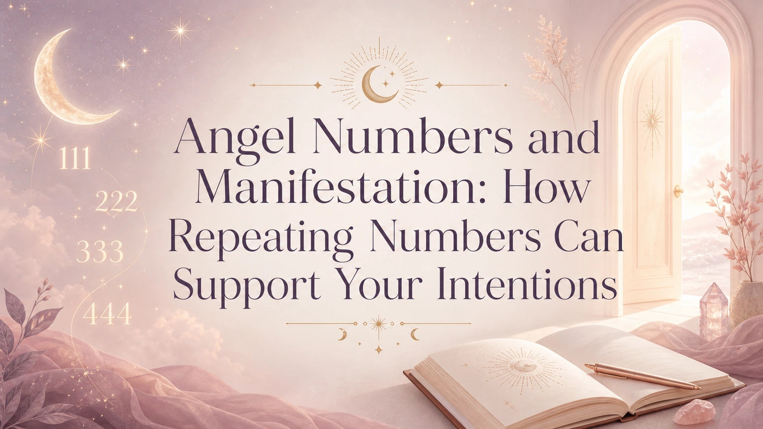 Woman noticing repeating numbers as a gentle sign for manifestation, intuition, dreams, and spiritual reflection