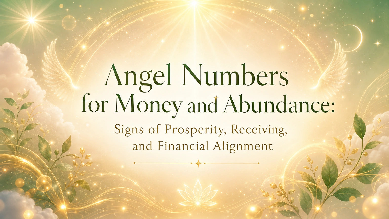 Angel Numbers for Money, Abundance, and Financial Alignment – VITA & ZAIDA