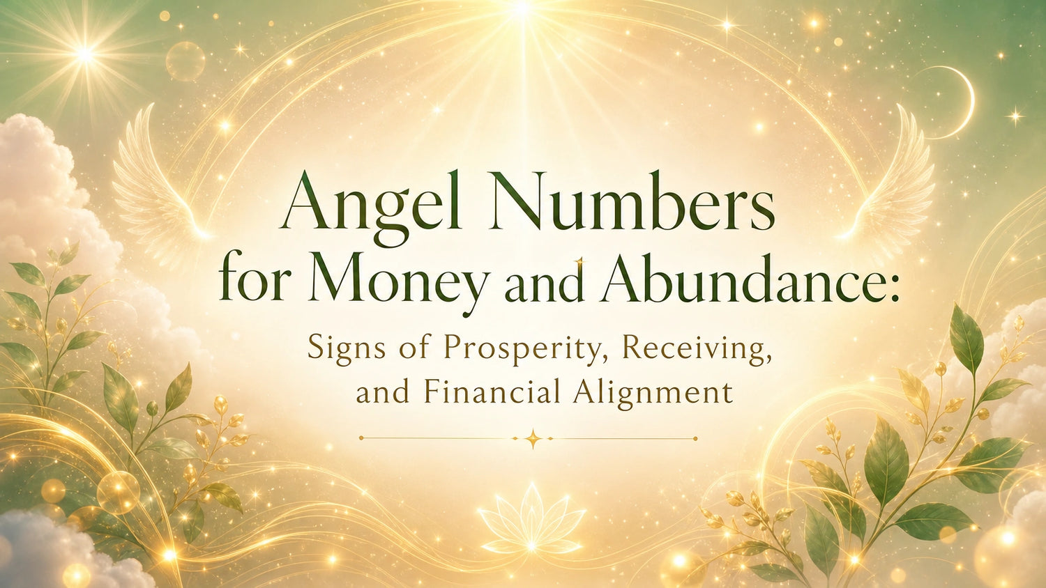 Angel Numbers for Money and Abundance: Signs of Prosperity, Receiving, and Financial Alignment