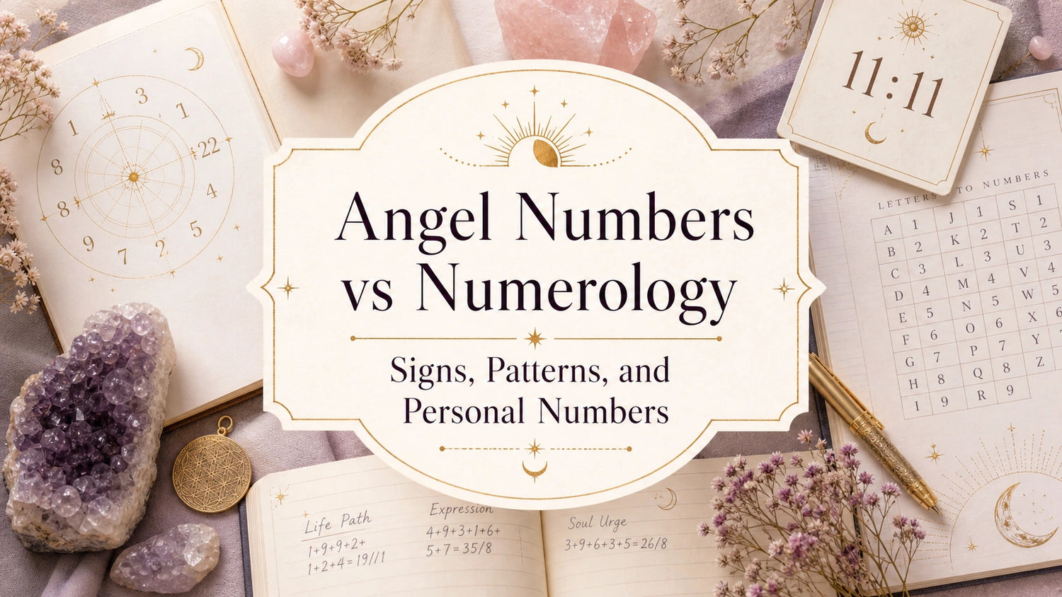 Angel Numbers vs Numerology: The Difference Between Signs and Personal Numbers