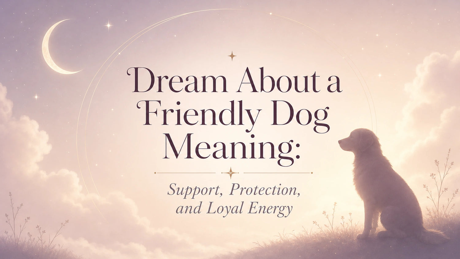 Dream About a Friendly Dog Meaning: Support, Protection, and Loyal Energy