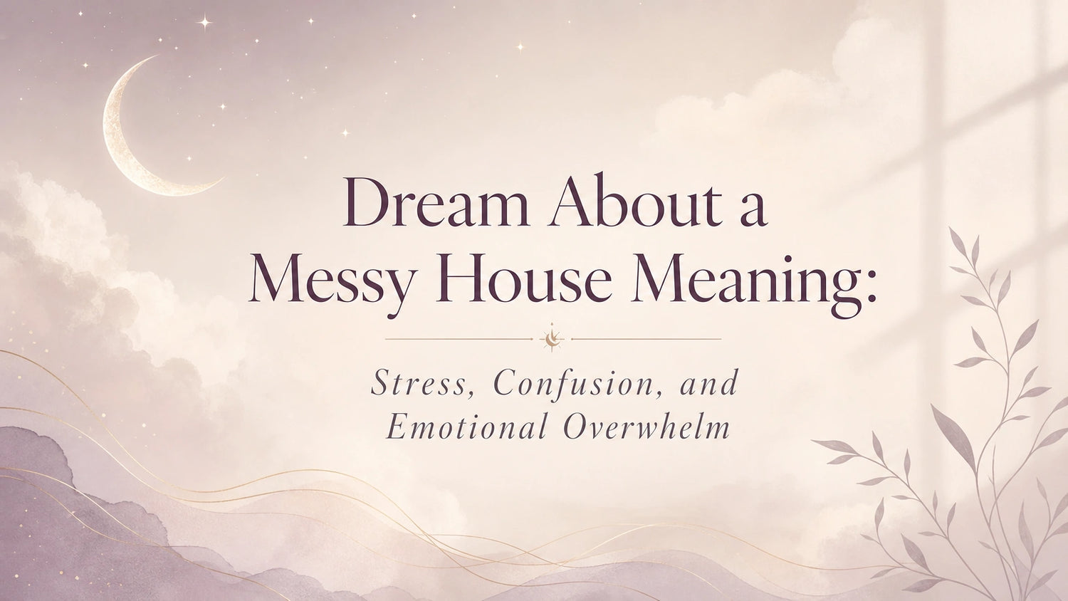 Dream About a Messy House Meaning: Stress, Confusion, and Emotional Overwhelm