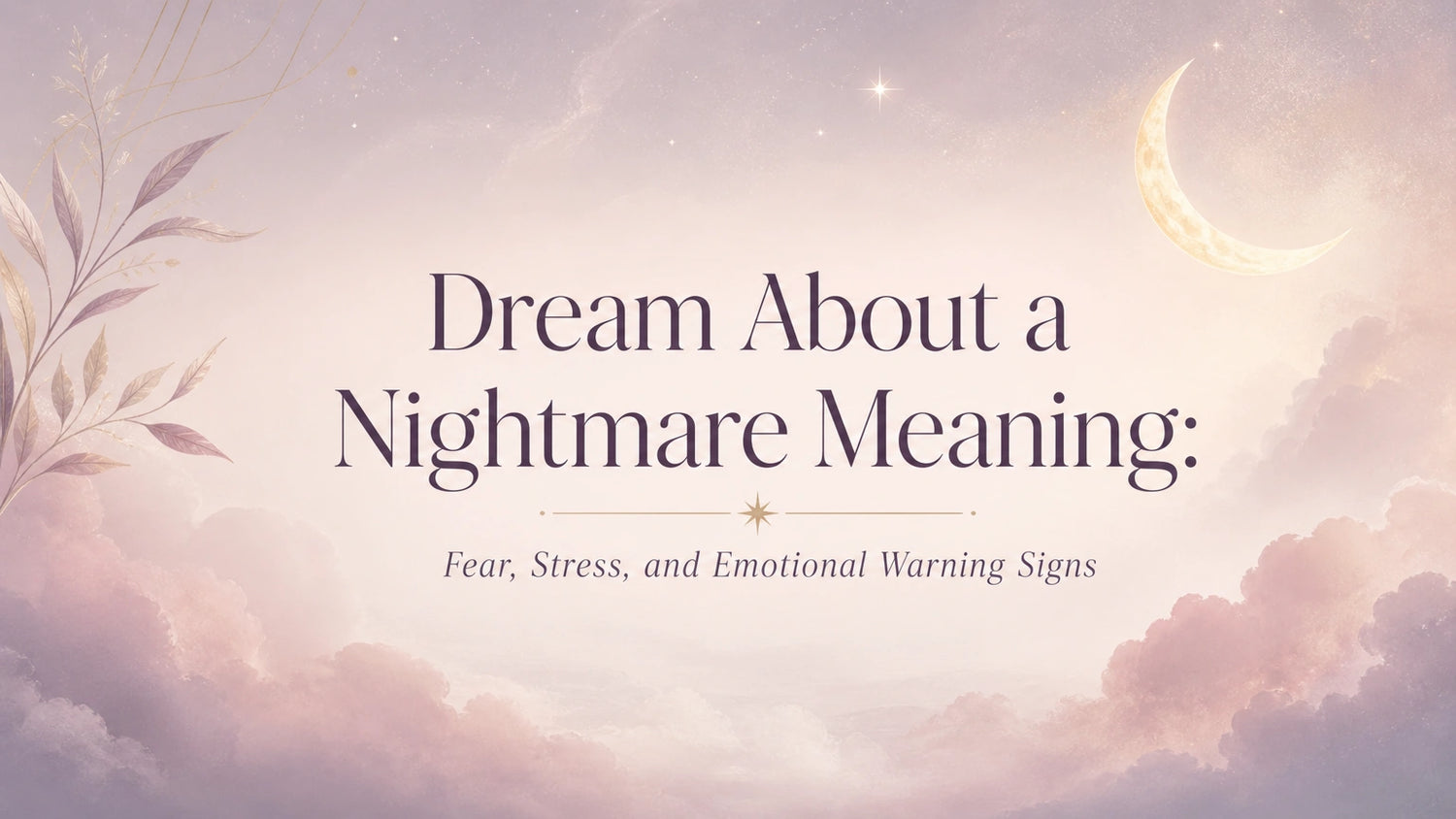 Dream About a Nightmare Meaning: Fear, Stress, and Emotional Warning Signs