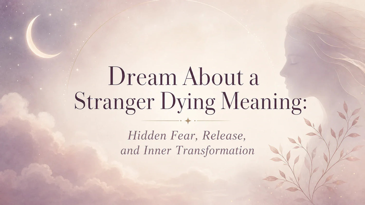 Dream About a Stranger Dying Meaning: Hidden Fear, Release, and Inner Transformation
