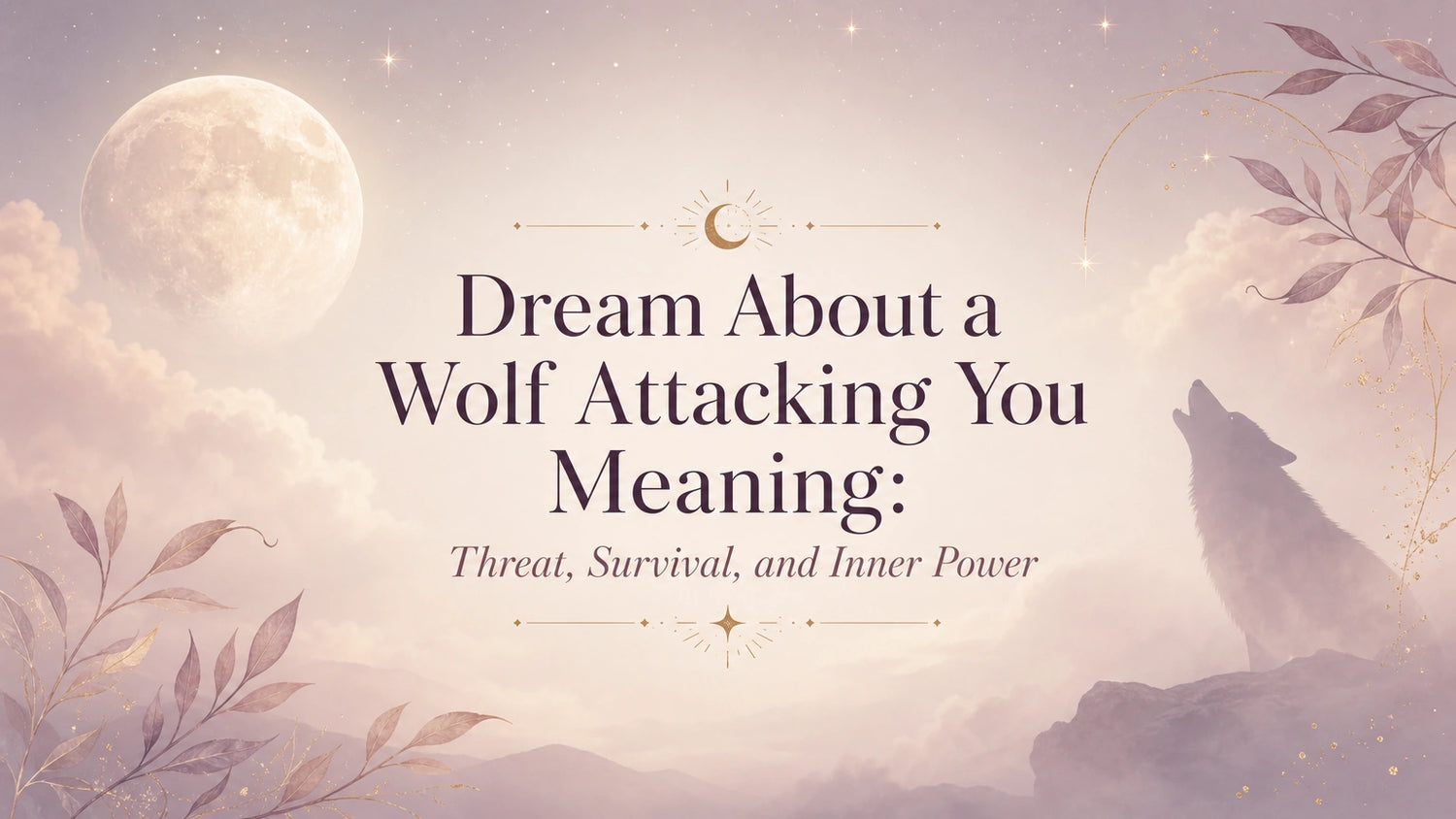 Dream About a Wolf Attacking You Meaning: Threat, Survival, and Inner Power