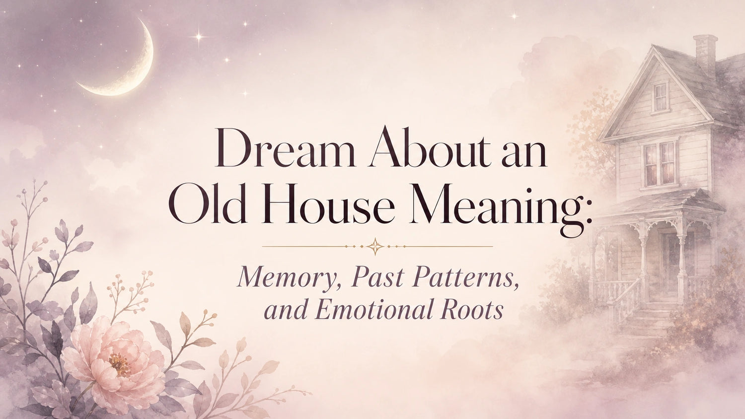 Dream About an Old House Meaning: Memory, Past Patterns, and Emotional Roots